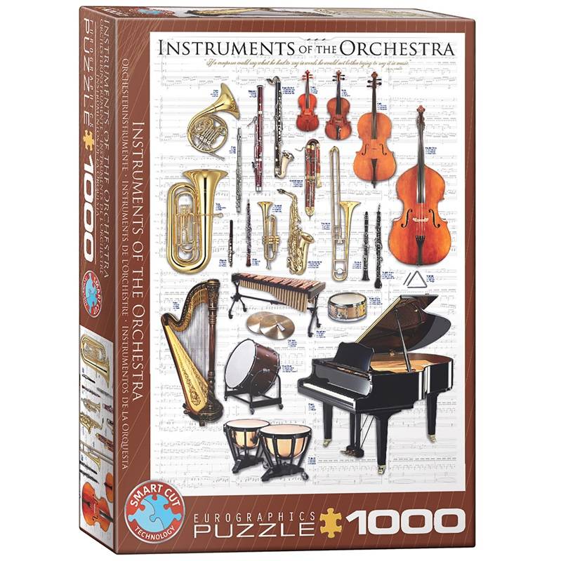Dėlionė Orkestro instrumentai 1000