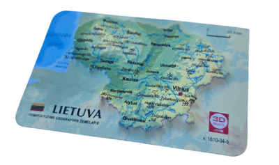 Reljefinis atvirukas LIETUVA