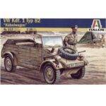 Klijuojamas plastikinis modelis Volkswagen Typ 82 Kübelwagen ITALERI 1/35