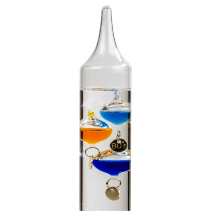 Stiklinis Galileo termometras 18cm