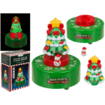 Kalėdinė muzikinė dėžutė Eglutė 17cm