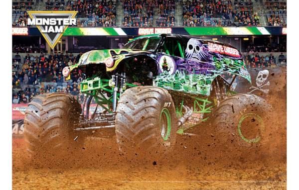 Dėlionė Monster jam metalinėje dėž. 550