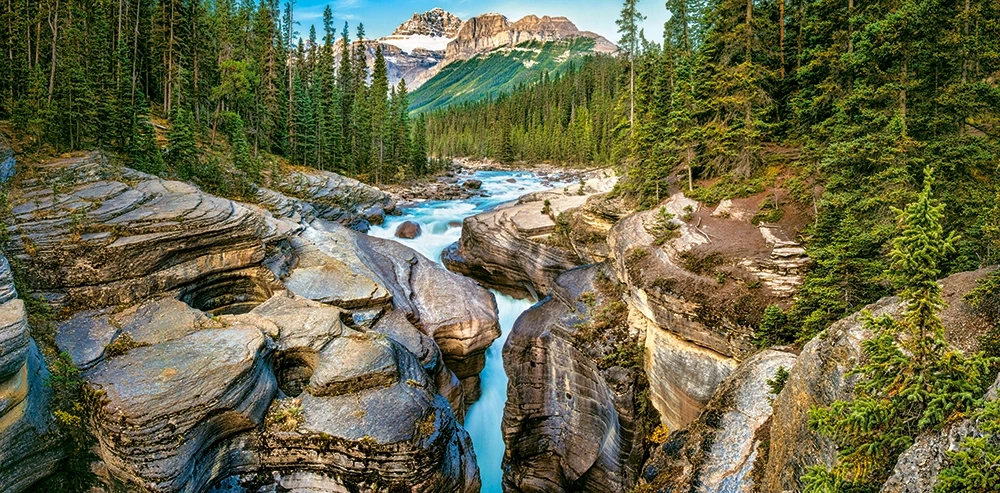 Dėlionė Mistaya Kanjonas, Banff Nacionalinis parkas, Kanada 4000