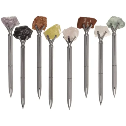 Tušinukas Chakros kristalai 15cm. Metalas+akmuo/kristalas