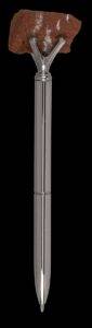 Tušinukas Chakros kristalai 15cm. Metalas+akmuo/kristalas