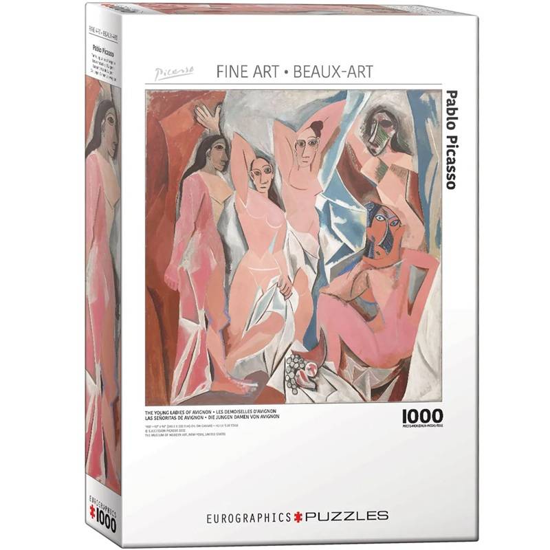 Dėlionė Avinjono damos (The Young Ladies of Avignon arba Les Demoiselles d'Avignon), Pablo Ruiz Picasso 1000