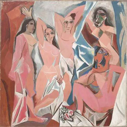 Dėlionė Avinjono damos (The Young Ladies of Avignon arba Les Demoiselles d'Avignon), Pablo Ruiz Picasso 1000
