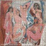 Dėlionė Avinjono damos (The Young Ladies of Avignon arba Les Demoiselles d'Avignon), Pablo Ruiz Picasso 1000