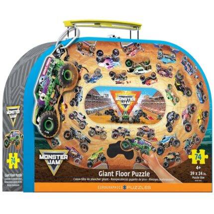 Dėlionė Monster Jam - milžiniška grindų dėlionė 61 x 99 cm