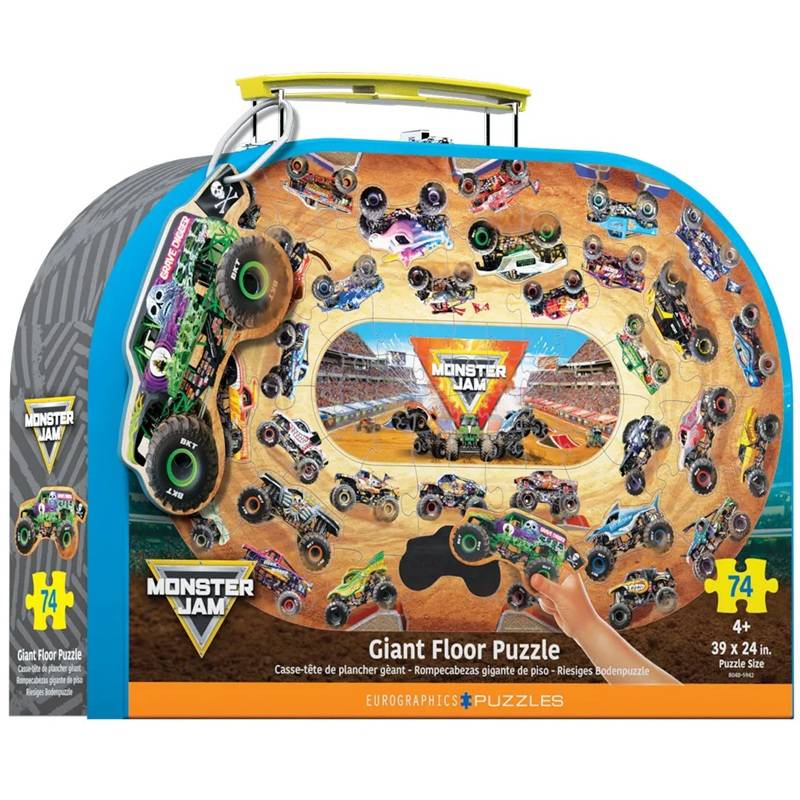 628136659420 1 Dėlionė Monster Jam - milžiniška grindų dėlionė 61 x 99 cm