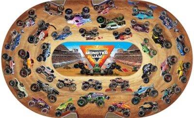 Dėlionė Monster Jam - milžiniška grindų dėlionė 61 x 99 cm