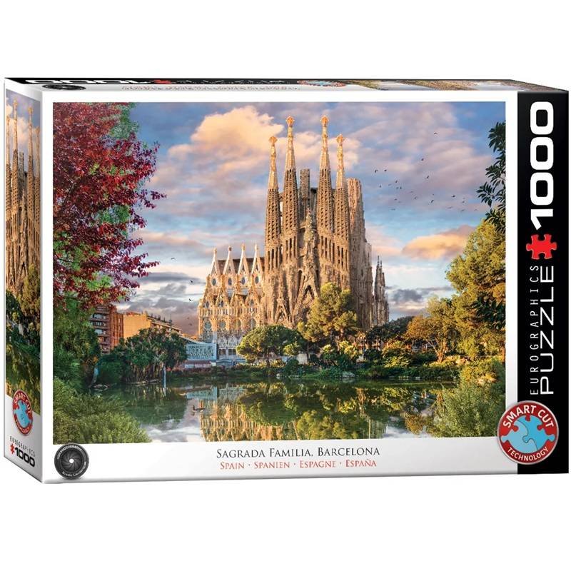Dėlionė Sagrada Familia, Barcelona. Antoni Gaudí 1000