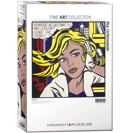 Dėlionė M-Maybe (M-Galbūt). Roy Lichtenstein 1000