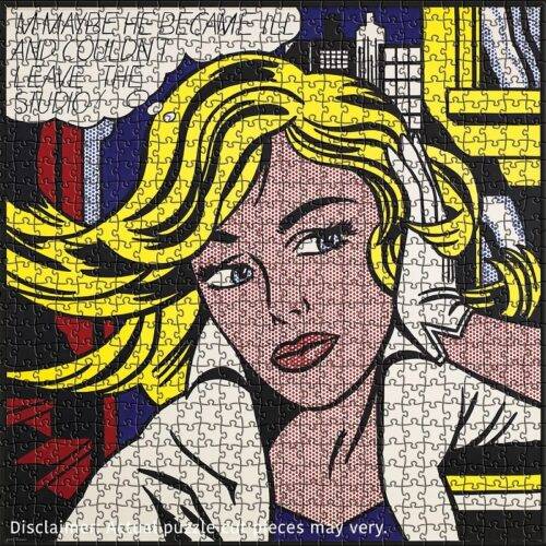 Dėlionė M-Maybe (M-Galbūt). Roy Lichtenstein 1000