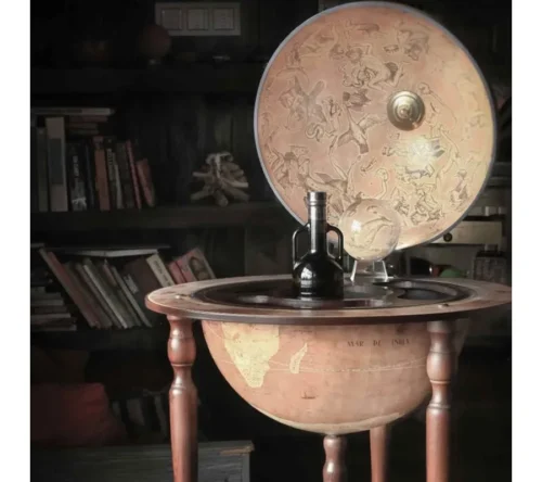 Gaublys-baras Da Vinci Rust Zoffoli. 40cm skersmens, 93cm aukščio. Rankų darbo, Italija