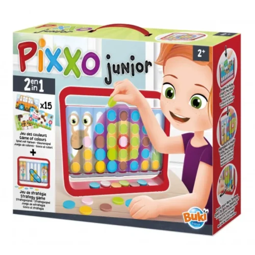 Strateginis spalvų žaidimas mažiesiems Pixxo Junior 2+ metukų vaikučiams