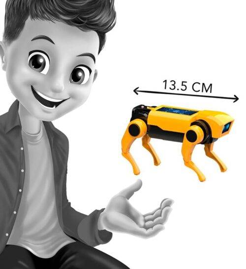 Konstruktorius Šuo robotas 14cm su pulteliu