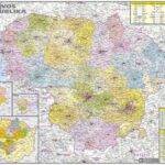 Lietuvos administracinis žemėlapis 106x134cm. Spausdinami po užsakymo. Pristatymas 7-10 dienų