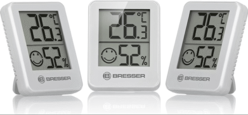 Termometras-higrometras (termometras-drėgmės indikatorius) 3 vienetų rinkinys