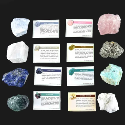 Mineralų asorti: 4-5cm 8 rūšių akmenys (parduodami po vieną)