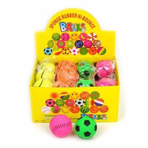 Šokinėjantis kamuoliukas Sport 6cm