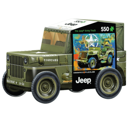 Dėlionė metalinėje dėžutėje Jeep 550 detalių